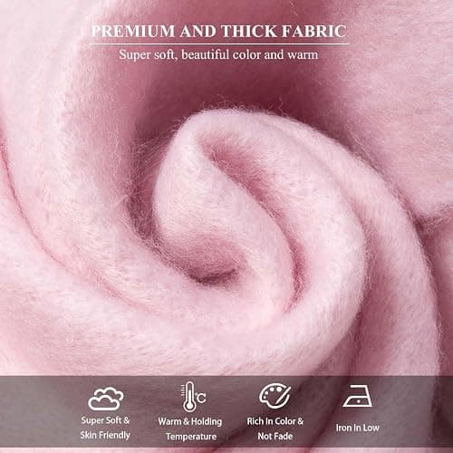 TUSHUSTY Winter Women Chunky Scarf Warm Blanket Big Thick Large Oversized Wrap Colorful Long Solid Scarves thumbnail 4