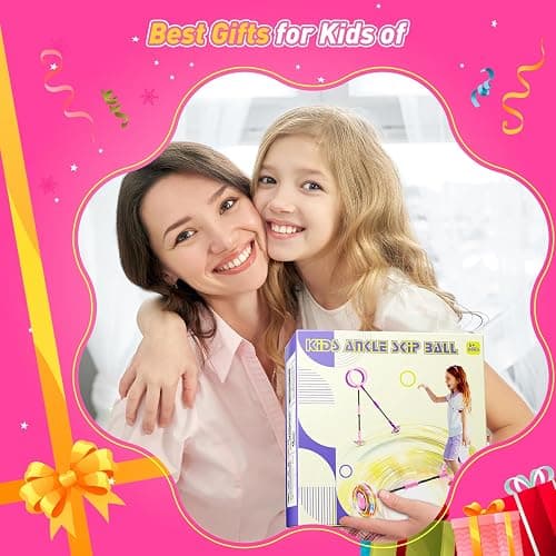 Flooyes Skip Ball for Kids, Ankle Skip Ball Toy with Counter, Timer and Cal Calculator, Girl Birthday Gifts for Age 6 7 8 9 10+, Rechargeable Colorful Flash Wheel Skip Ball for Girls Women thumbnail 7