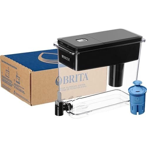 Brita Water Dispenser, UltraMax Elite Filter, Removes 99% of Lead, Includes 1 Filter, 27-Cup Capacity, Black thumbnail 13