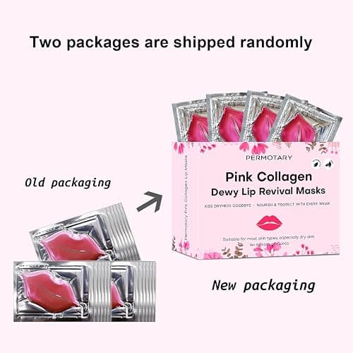 Permotary 30 PCS Moisturizing Collagen Lip Mask Crystal Mouth Care Pads Mask for Moisturizing & Reducing Chapped, Smoothing Fine Lines Lip Patches with Moisture Essence for Gifts thumbnail 8