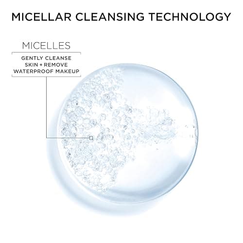 Garnier Micellar Water For Waterproof Makeup, Hydrating Facial Cleanser & Makeup Remover, Suitable for Sensitive Skin, Vegan, Cruelty Free, 13.5 Fl Oz (400mL), 1 Count thumbnail 3