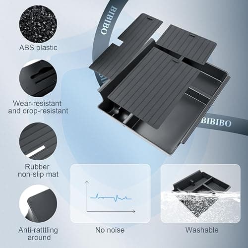 BIBIBO for 2026 Hyundai Palisade Center Console Organizer 2026 Hyundai Palisade (SE,SEL,SEL Convenience, SEL Premium, XRT Pro, Limited) Console 2026 Palisade Insert Tray (Not for Calligraphy) thumbnail 4