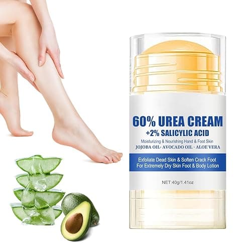 Hydrating and Anti-Cracking Foot Cream, 2025 Moisturising and Relieves Cracking and Dryness Foot Cream, Hand and Foot Repair Cream for Women & Men Callused, Feet, Knee, Elbow, Hand (White-1PC, #01) - Image 1