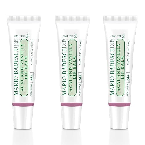 Mario Badescu Moisturizing Lip Balm for Dry Cracked Lips, Infused with Coconut Oil and Shea Butter, Ultra-Nourishing Lip Care Moisturizer for Soft, Smooth and Supple Lips - Image 1