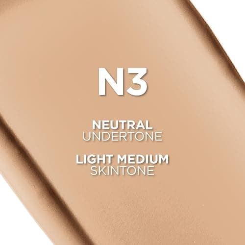 L'Oreal Paris True Match Super-Blendable Foundation, Medium Coverage Liquid Foundation Makeup, N3, Light Medium, 1 Fl Oz thumbnail 9
