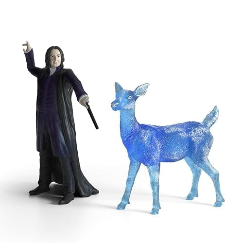 Schleich Harry Potter - 2Pc Professor Snape & Patronus | 42683 | Harry Potter Figurine, Wizarding World Figures, thumbnail 9