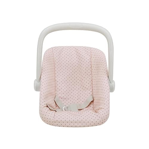 Olivia's Little World Polka Dot Princess Baby Doll Carrier & Car Seat Set, Pink/Gray thumbnail 8