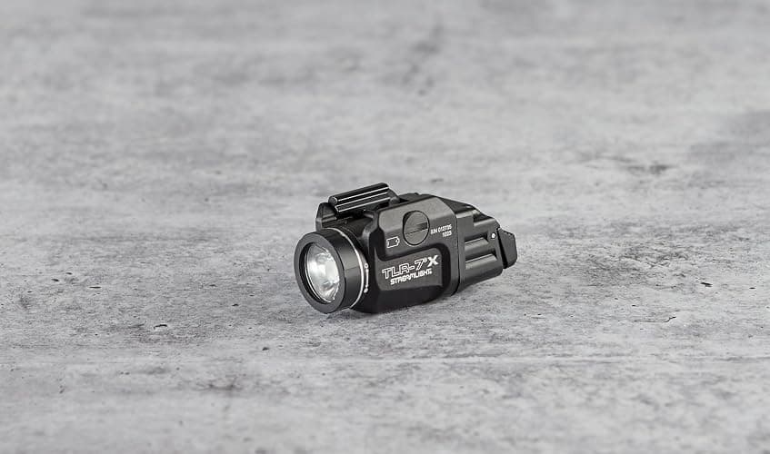 Streamlight 69455 TLR-7 X USB 500-Lumen 5000-Candela Compact Tactical Weapon Light with Interchangeable High & Low Switches and Key Kit, Black thumbnail 8