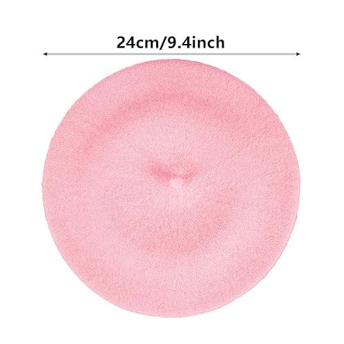 choyaxo French Beret Hats Solid Classic Beret Hats for Girls thumbnail 2