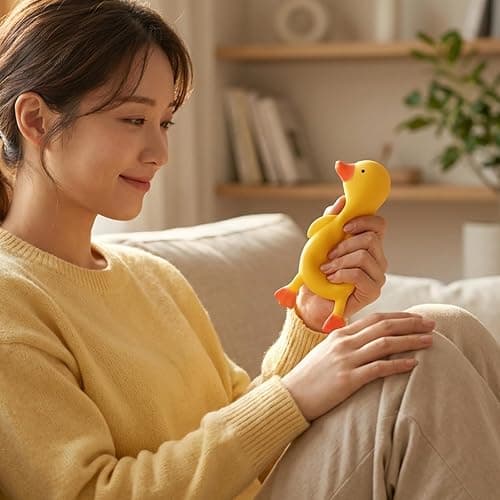 Cute Duck Squishy Sugar Stress Ball Squishy and Moldable Slow Rise Relaxing Sensory Fidget Stress for Anxiety Relief thumbnail 3