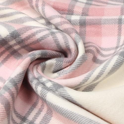 TZ Promise Men Women Tartan Plaid Cashmere Feel Classic Soft Warm Winter Scarf For Cold Weather thumbnail 5