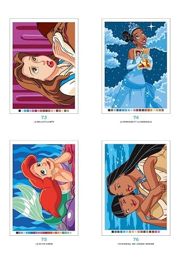 Coloriages mystères Disney - Princesses: Coloriez les chiffres et découvrez l'image thumbnail 6