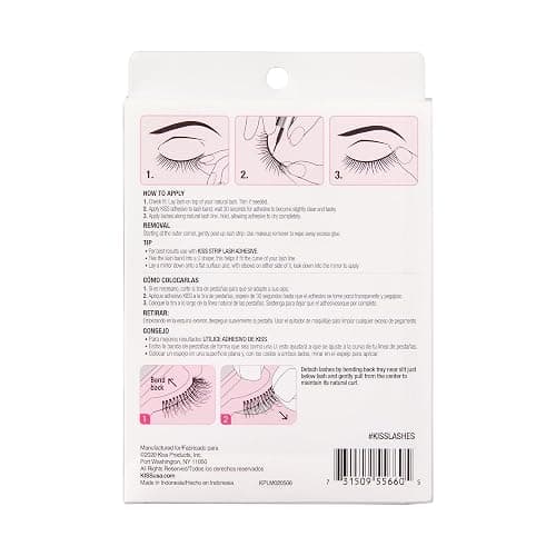KISS So Wispy, False Eyelashes, '', 12mm, Includes 5 Pairs Of Lashes, Easy to Apply, Reusable Lash Clusters thumbnail 9