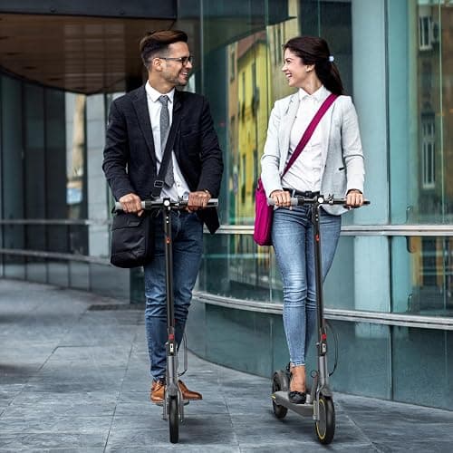 Electric Scooter Adults, Powerful 350W E-Scooter, Max 19 Mph & 15-19 Miles Range Scooters, Folding Scooters with 8.5" Solid Tires, Commuting Scooter Kick Scooter with APP Control (Seats Optional) thumbnail 7