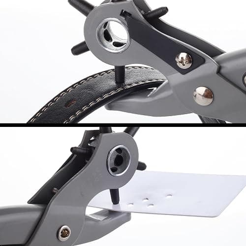 UNCO- Leather Hole Punch Tool, Multi Hole Sizes for Belts and Leather thumbnail 5
