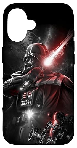 iPhone 16 Star Wars Darth Vadar Dark Lord Lightsaber Case - Image 1