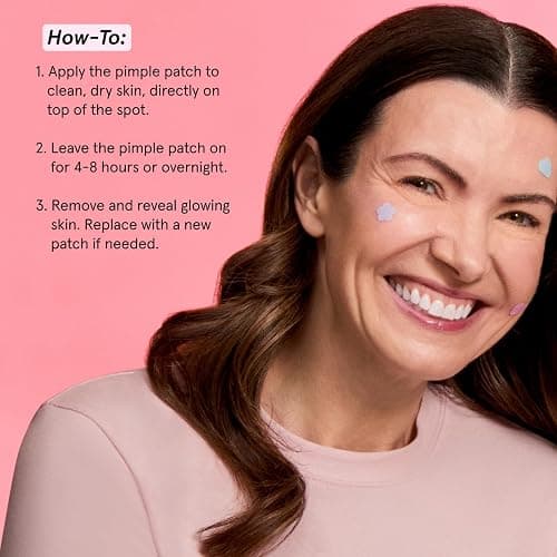 grace & stella Award Winning Pore Strip - Pimple Patches for Face | Hydrocolloid Acne Patches - Absorbs Zits, Reduces Redness - Cute Patches Dermatologist-Tested, Vegan (Multishape, 36 Count) thumbnail 9