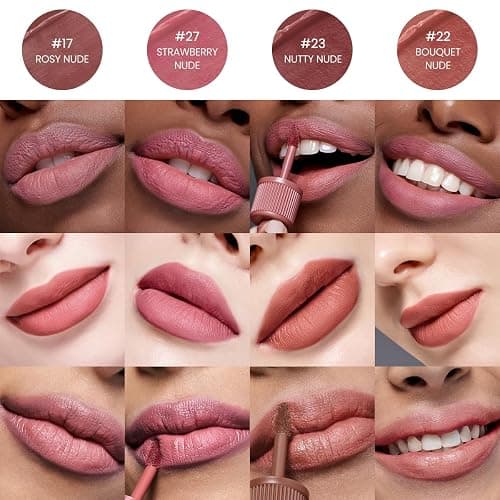 Peripera Ink the Velvet Lip Tint - High Pigment Color, Longwear, Weightless, Not Animal Tested, Gluten-Free, Paraben-Free (015 BEAUTY PEAK ROSE) thumbnail 5