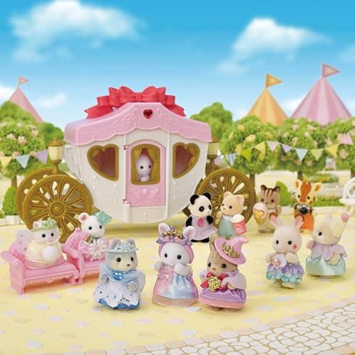 Calico Critters Royal Princess Set - Doll Playset with 5 Figures and Accessories for Children Ages 3+ - Royal Princess Set thumbnail 9