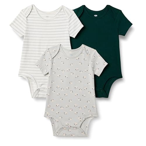 Amazon Essentials x Sofia Grainge Unisex Babies' Short Sleeve Crewneck Bodysuit - Image 1