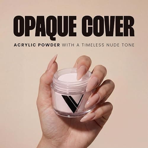 V Beauty Pure Acrylic Nail Powder, Perfect Nude Acrylic Powder, 1.5 Oz | Colored Acrylic Nail Cover Powder for Professionals & Beginners – Self-Leveling, Non-Yellowing, Bubble-Free, Fade-Resistant thumbnail 3