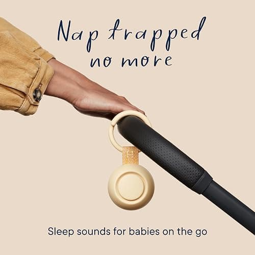 Hatch Rest Go | Portable Sound Machine for Babies and Kids | Sleep Soother | 10 Soothing Sounds | White Noise | Shush | Travel | Registry Gift | Baby Shower | Clips on Stroller | Honey - Honey thumbnail 3