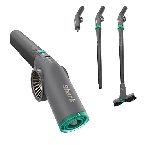 NEW Shark BlastBoss — All-in-One Air Blasting System with BlastBroom, Precision Nozzle, Extension Wand, Indoor/Outdoor Cleaning, 0-190 MPH, Cordless Handheld Blower, Rechargeable, Charcoal, AB2111 - Image 1