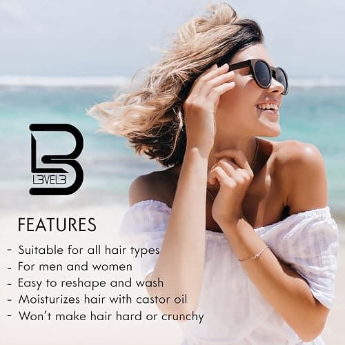 L3 Level 3 Sea Salt Texturizing Spray - Creates Beachy Waves and Texture - Casual Hair Finish thumbnail 2