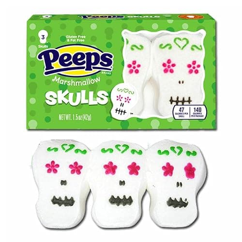 Halloween Peeps Marshmallows, Assorted Characters, 12 Count (Pack of 4) | Monster, Pumpkin, Sugar Skulls, and Ghost Shapes, Classic Peeps Taste, Seasonal Candy, 12 Total Pieces thumbnail 2