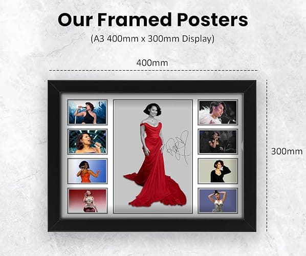 AllStarMedia Raye Autograph Poster Print - Limited Edition Collage Of The Music Legend - Signed Collector Merchandise For Fans And Rap Music Lovers (Unframed, A4 (30x20cm)) thumbnail 3