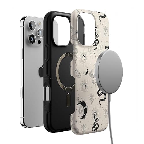Casely iPhone 16 Pro Case | No Further Explanation | Snakes & Skulls | Compatible with MagSafe | Bold Ultra-Protective Case Design thumbnail 6