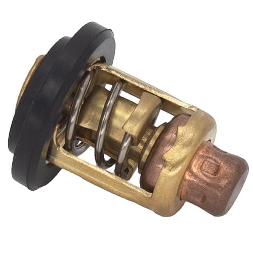 QuickMarine 75692Q2 2 PCS 143 Degree Thermostats & Seals Kit for Mercury Marine 135 150 175 200 HP V6 Outboard Motors Replacement 75692 Sierra 18-3553 GLM 13340 thumbnail 3