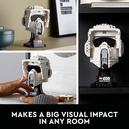 Lego Star Wars Scout Trooper Helmet 75305 Collectible Building Toy, New 2021 (471 Pieces) thumbnail 4