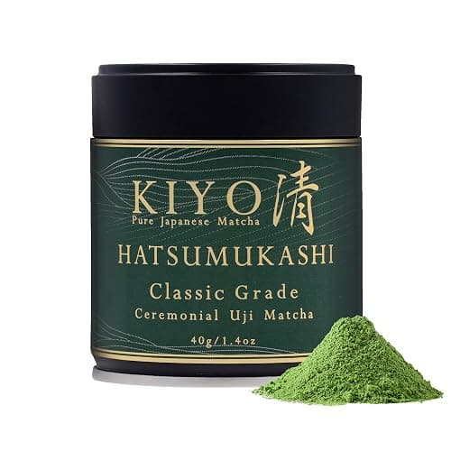 Kiyo Matcha Classic Grade Hatsumukashi Ceremonial Uji Matcha, 40g/1.41oz | Pure Japanese First Harvest Ceremonial Grade Matcha Green Tea Powder from Uji, Japan - Image 1