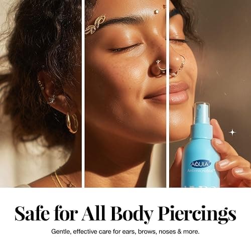 Hypochlorous Acid Spray for Face and Skin | Piercing Aftercare Spray | 8 oz Hypochlorous Acid Sprays for Face, Skin, Acne, Eczema, Body Acne Sprays, Piercing Aftercare, Facial Wound Solution, Workout thumbnail 5