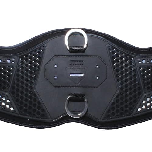 Professional's Choice Contoured VenTECH Cinch for Horses - Durable Ventilated TPU Outer Shell Breathable Saddle Fixation with Stainless Steel Buckles - Lining Options thumbnail 3