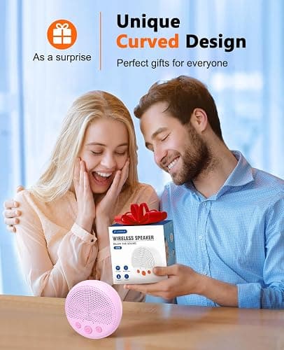 LENRUE Shower Speaker, Bluetooth Waterproof Speaker Wireless, Portable Speakers with Clear Loud Sound, Suction Cup, Lanyard, Ideas Gifts thumbnail 6