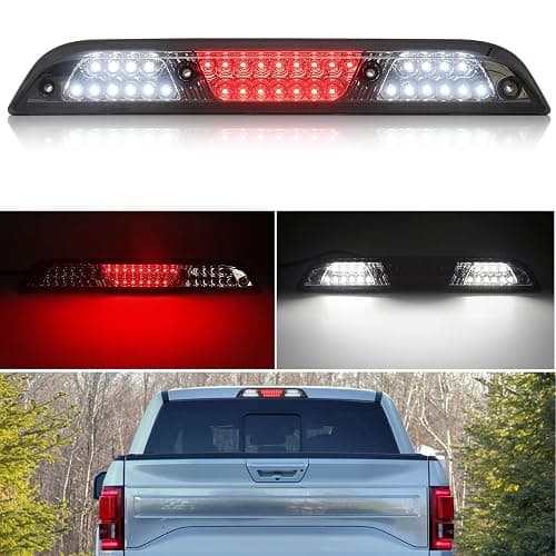 Aexploer 3rd Third Brake Lights Compatible with F150 2015-2024/for F250 F350 F450 2017-2024/for Ranger 2019-2024/for Maverick 2021-2024 Center High Mount Stop LED Light(Smoke Len) thumbnail 2