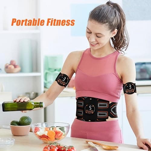 BLASET ABS Stimulator, Ab Toning Belt Trainer, Workout Equipment for Men & Women - BFB-11 thumbnail 3