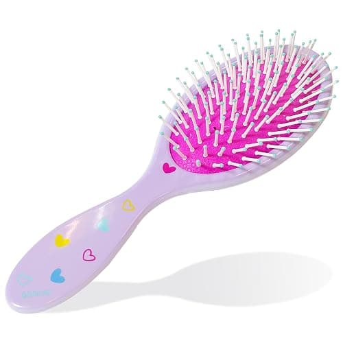 LUV HER Lilo & Stitch Hair Accessory 5 Pcs Set - 1 Regular 9 inch Stitch Hairbrush & 4 Scrunchies - Detangling Brush - Elastic Hair Ties Ropes for Girls, Ages 3+ thumbnail 6