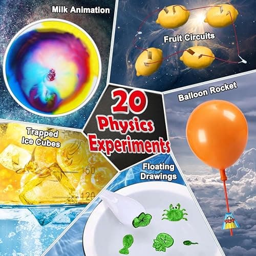 UNGLINGA 70 Lab Experiments Science Kits for Kids Educational Scientist Toys Birthday Gifts Idea for Girls Boys, Chemistry Set, Erupting Volcano, Fruit Circuits, S.T.E.M Activities Science Project thumbnail 4