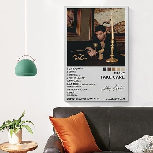 WILsem Take Care Album Cover Canvas Art - Rapper Music Posters for Wall Decor, Bedroom Aesthetic - 12x18 inch (30x45 cm) Unframe-style thumbnail 4