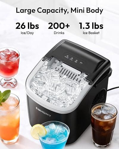 EUHOMY Countertop Ice Maker Machine  thumbnail 5