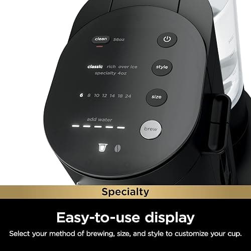 Ninja | Coffee Maker | Single Serve |Brew with Coffee Pods & Grounds| Compatible with K-Cup Coffee Pods | 4 Brew Styles, up to 24oz Cup Sizes & 56oz Removable Reservoir | Black | PB051 thumbnail 8