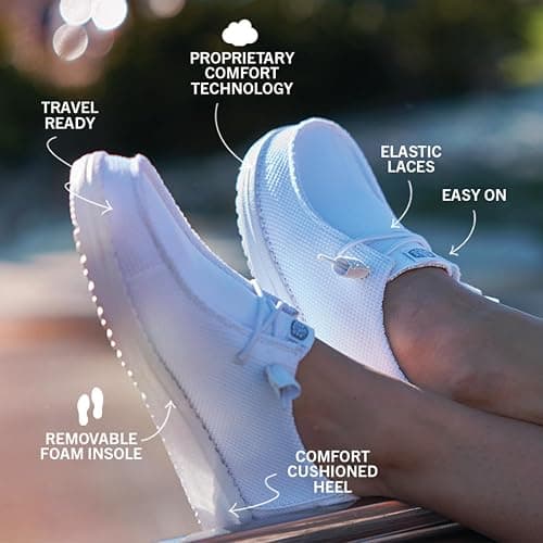 HEYDUDE Wendy Stretch Sox, Women’s Shoes, Women’s Slip-on Loafers, Comfortable & Light-Weight thumbnail 7