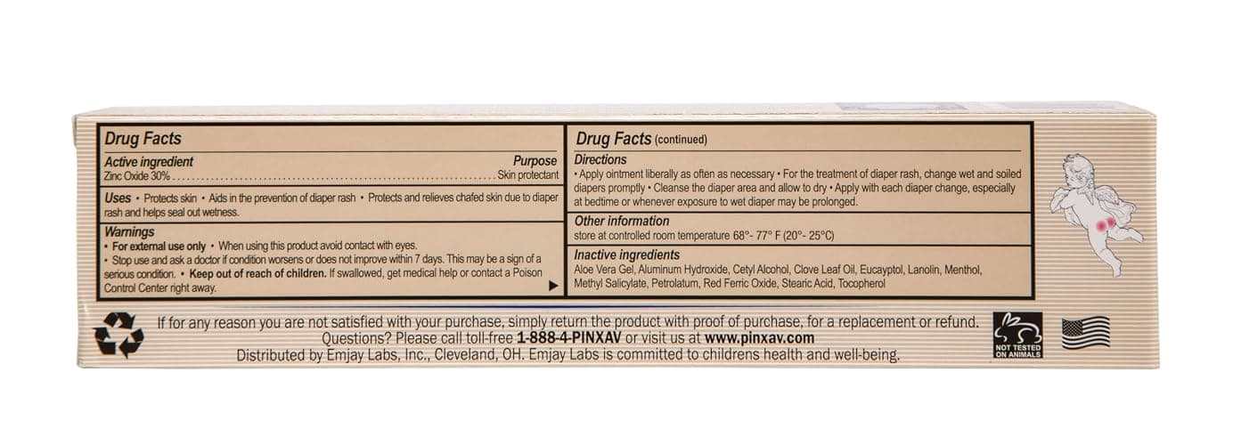 PINXAV Healing Cream, Fast Relief for Diaper Rash, Eczema, Chafing, Bed Sores, Acne, and Minor Cuts and Burns (4 OZ) thumbnail 3