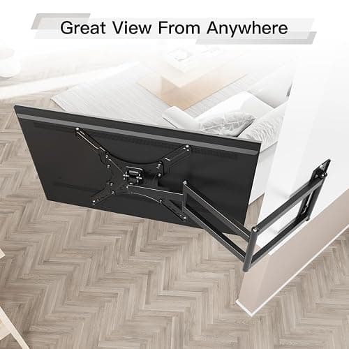 ELIVED Long Arm TV Wall Mount for Most 26-65 Inch TVs, 37.4 Inch Long Extension TV Mount Swivel and Tilt, Max VESA 400x400mm, Full Motion Wall Mount tv Bracket Holds up to 77 lbs. thumbnail 3
