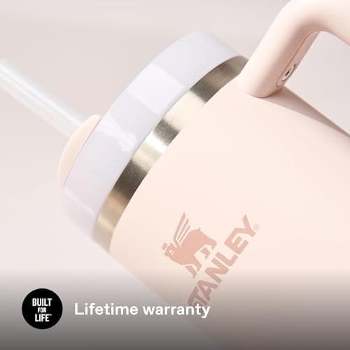 STANLEY 1913 Quencher H2.0 FlowState Tumbler 1.2L - Rose Quartz | Cold For 11 Hours - Iced For 48 Hours - Stainless Steel Tumbler With Straw, Handle And Lid - Dishwasher Safe Travel Mug thumbnail 6