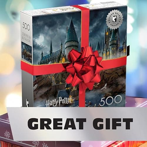 Buffalo Games - Harry Potter Thomas Kinkade - 500 Piece Puzzle for Adults | Silver Select, Officially Licensed, Recycled Board, Finished Size 21.25 x 15 in, Includes Poster, Giftable Drawer Box thumbnail 7