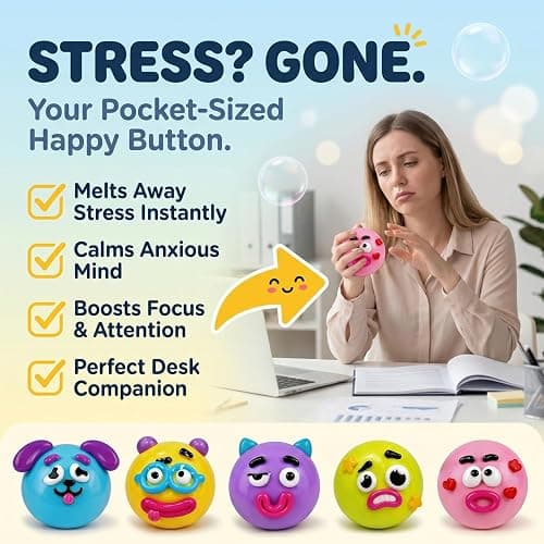 New Dog Face Swap Soft Slow Rising Squishy Toy, Cute Sensory Fidget Squeeze Toy, Stress Anxiety Relief Decompression Squishies for Adults Kids (E: Yellow) thumbnail 6